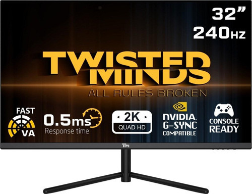 Twısted Mınds 32" TM32QHD240VA Qhd 2k 240HZ 0,5ms HDMI Dp HDR10 Gamıng Monitör