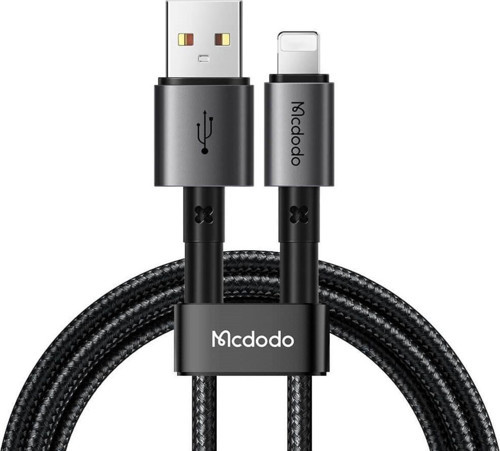 CA-3580 36W 3A İphone Hızlı Şarj Data Aktarım Kablo 1.2m-Siyah