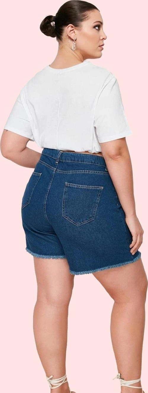 Kadın Denim Şort Etek Yüksek Bel Kısa Boy Dar Paça Günlük Kombinler Yaz Aylarının Vazgeçilmezi