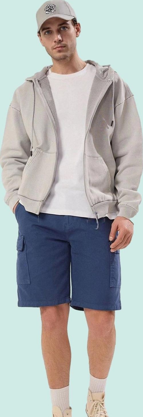 Erkek Denim Kısa Şort Geniş Paça Relaxed Kalıp Pamuklu Günlük Kombinler Yaz Aylarının Vazgeçilmezi