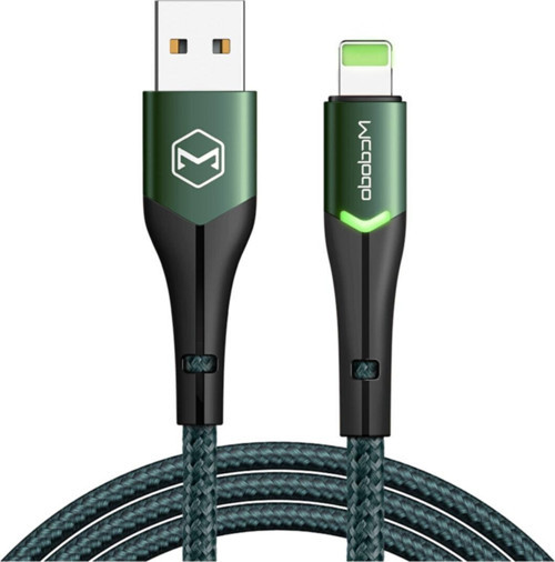Ca-7844 Micro Usb To Lightning Data Şarj Kablosu 1.8m Yeşil