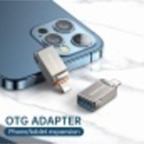 Ot-8600 Iphone Için Otg Veri Data Aktarımı Için Adaptör Lightning Alüminyum Yüksek Kalite