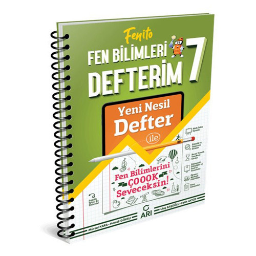 Arı Yayınları 7. Sınıf Fen Bilimleri Defterim - Fenito Yni
