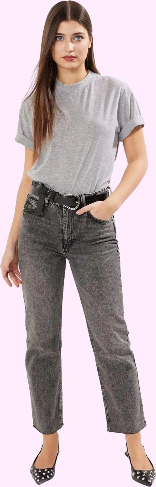 Kadın Uzun Boy Straight Jean Denim Pantolon Düz Desen Günlük Kombinler Yaz Aylarının Vazgeçilmezi