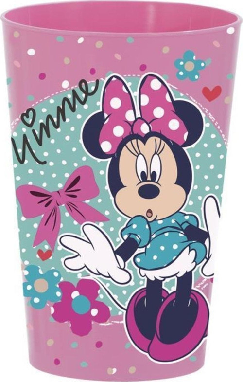 340 Cc Lisanslı Gözlüklü Minnie Pp Bardak