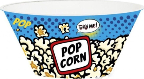 Beyaz Pop Corn Baskılı Çerezlik
