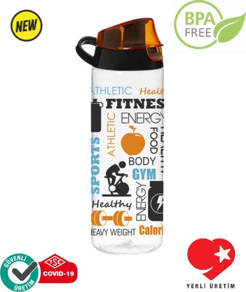 Bpa Free 750 Cc Gym Desenli Matara - Suluk