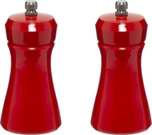 Ikili 11.5cm Kırmızı Tuz-karabiber Öğütücü