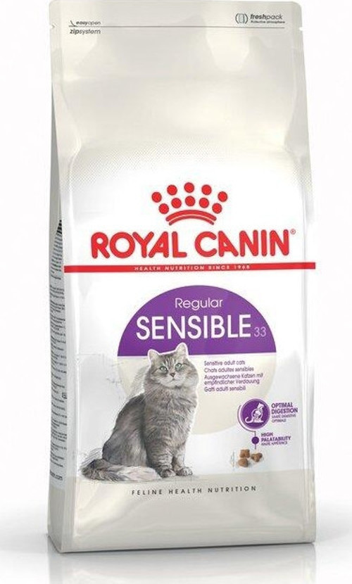 Sensible33 Sindirim Hassasiyeti Olan Kediler için Yetişkin Kuru Kedi Maması 15 kg