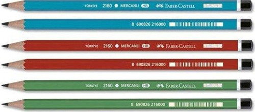 Köşeli Mercanlı Kurşun Kalem