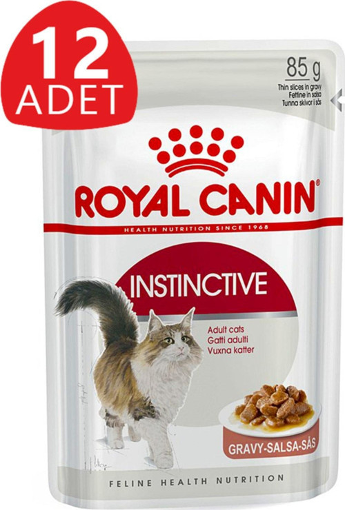 Instictive Gravy Kedi Konservesi 85 gr x 12 Adet