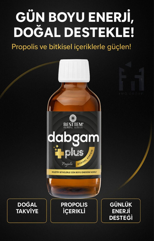 Dabgam Plus – Doğal Takviye | Enerji Ve Yaşam Kalitesini Destekler | 100 ml
