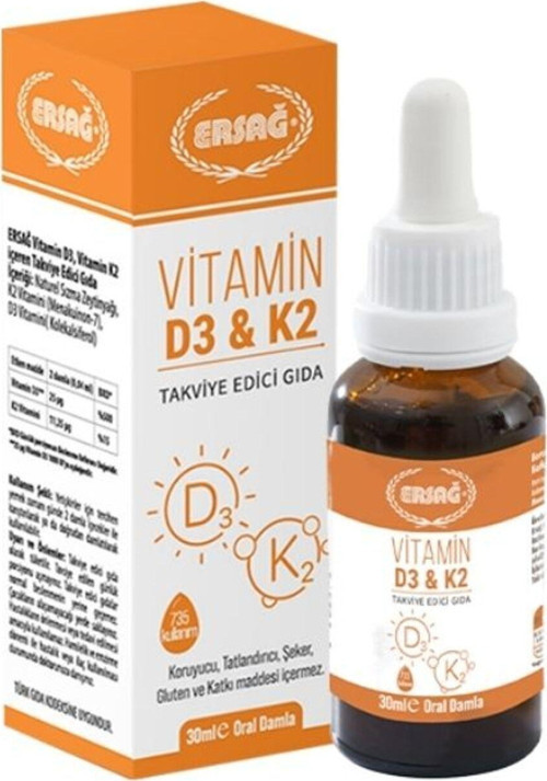 VİTAMİN D3-K2 30 ML.