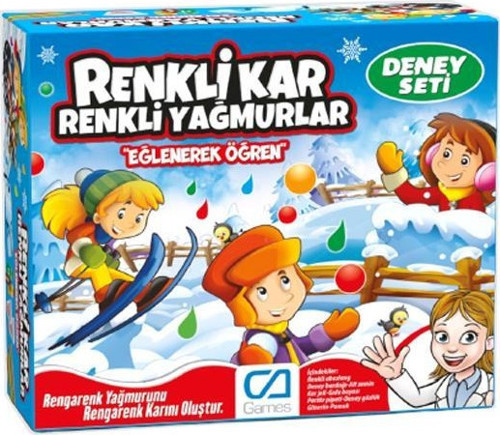 Renkli Kar Renki Yağmurlar Deney Seti 5218