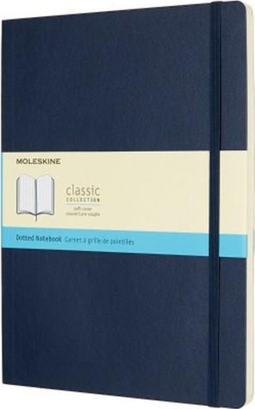 Klasik Büyük Boy Sert Kapak Çizgili Defter Lacivert