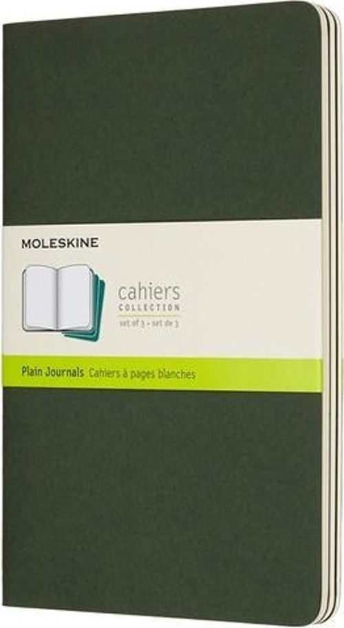 Cahier Büyük Boy Düz Defter Yeşil