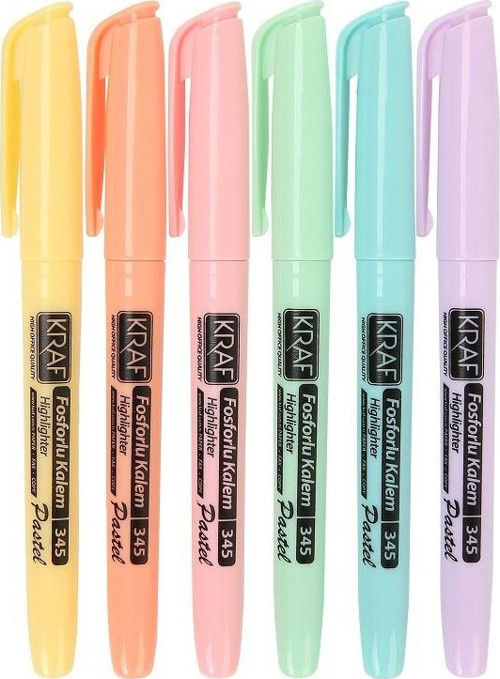FOSFORLU KALEM PASTEL KALEM TİPİ 345 6 LI