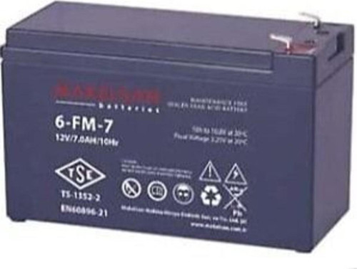 7ah 12v Tse Belgeli Kuru Tip Akü - Eski Akü İadesiz