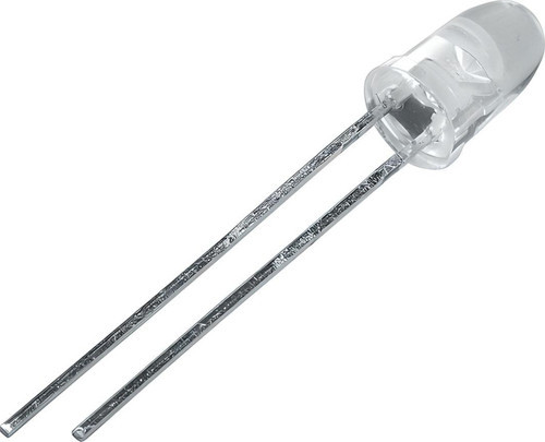 5 mm Şeffaf Beyaz Led - 5 Adet