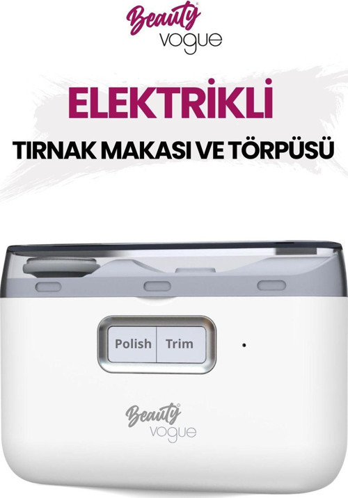 Şarjlı Tırnak Kesme Ve Manikür Cihazı Elektrikli Tırnak Makası Manikür Makinesi