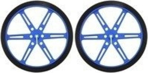 Tekerlek Çifti 70x8mm, Mavi
