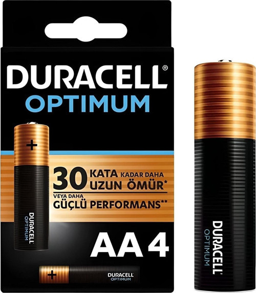 Duracell 4'lü Optimum Aa Kalem Pil - 4' Lü