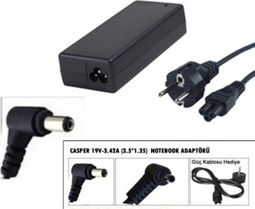 Casper 19v-3.42a (3.5*1.35) Notebook Adaptörü
