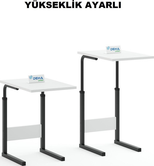 Yükseklik Ayarlı Hasta Yemek Masası Laptop Yatak Sehpası Koltuk Masası