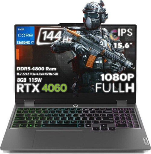Loq 15Irx9 İ7 13650Hx 24Gb 1Tb Ssd 8Gb Rtx 4060 115W 15.6" Fhd Ips W11 Pro 83Dv00Wttr P31