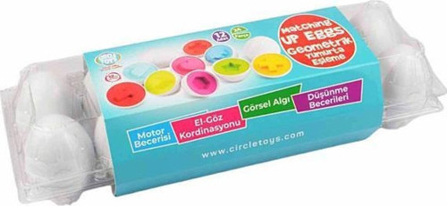 12’li Geometrik Yumurta Eşleme Oyunu