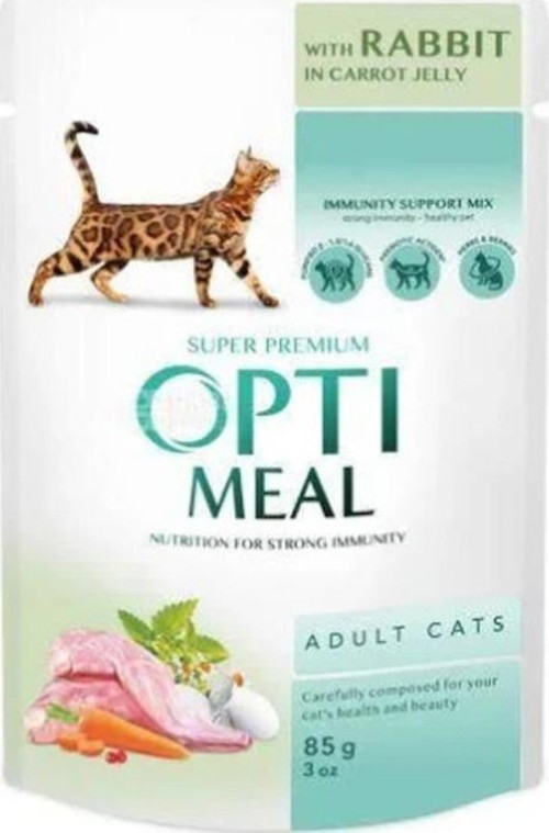 Havuç Jöleli Tavşanlı Kedi Konservesi 85 Gr
