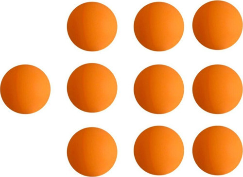 10 Adet Turuncu Masa Tenisi Topu ( Pinpon Topu )