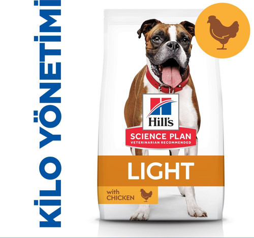 Light Yetişkin Orta Irk Tavuklu Köpek Maması 2.5 KG
