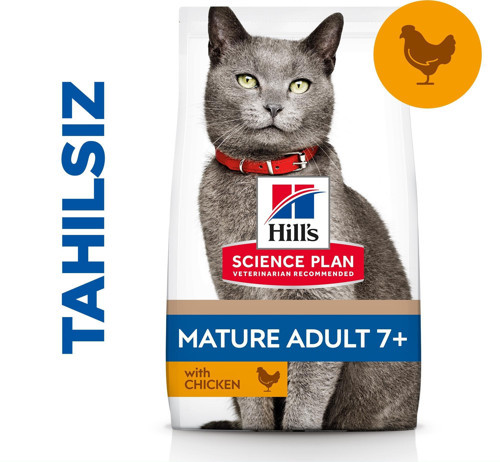 Hills +7 No Grain Olgun Yetişkin Tavuklu Kedi Maması 1.5 Kg