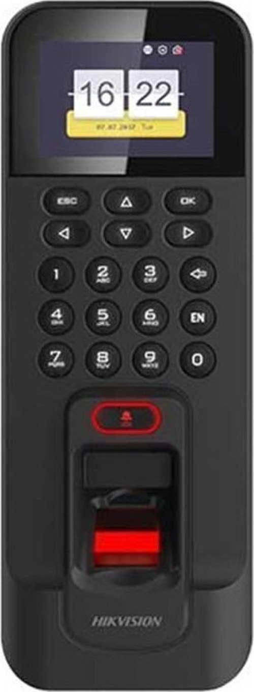 DS-K1T804AMF Parmak İzi ve Mifare Kart Okuyuculu Bağımsız Terminal Personel Takip Cihazı
