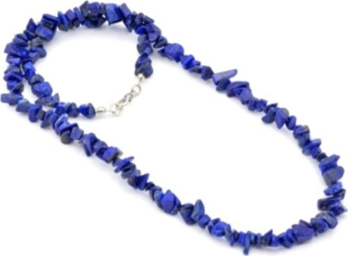 Doğal Kırık Taş Lapis Lazuli Taşı Kolye 1.kalite Doğal Taş