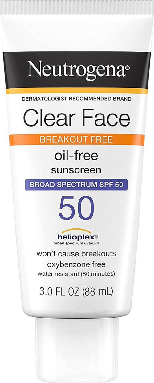 Clear Face SPF50 Yüz İçin Yağsız Güneş Kremi 88ML