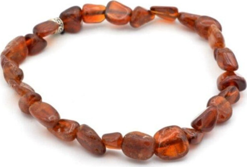 Hakiki Amorf Kesim Doğal Spessartin Garnet Bileklik