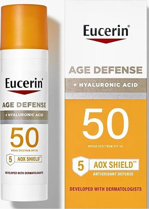 Age Defense + Hyaluronic Acid SPF50 Yüz İçin Güneş Koruyucu Losyon 75ML