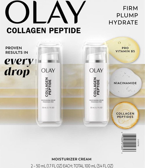 Collagen Peptide Nemlendirici Yüz Kremi 2x50ML