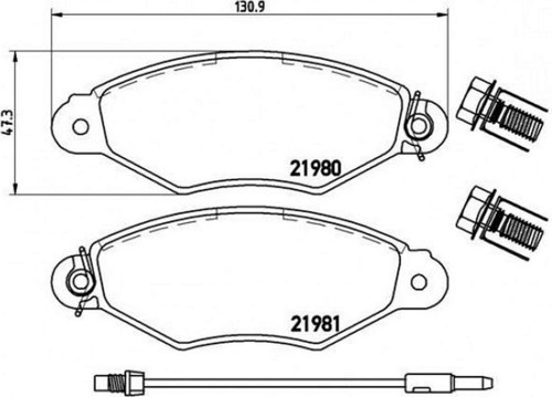 Ön Fren Balatası Renault Kangoo 97 Clıo Symbol I 98 Cıtro N Xsara 97 02 Peugeot 306 96 01 Gnzrz