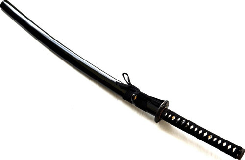 103 Cm Paslanmaz Çelik Siyah Samurai Kılıcı Katana