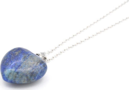 Hakiki Doğal Kalp Lapis Lazuli Kolye Ucu 1.kalite 003