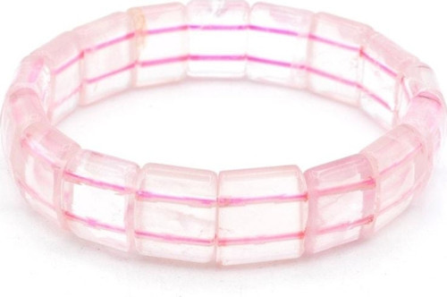 Hakiki Doğal Pembe Kuvars Bileklik 1.kalite 003