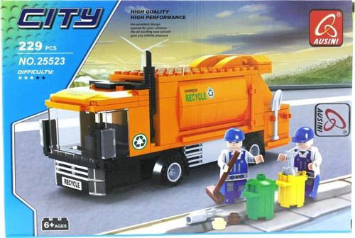 229 Parça City Çöp Kamyonu Seti
