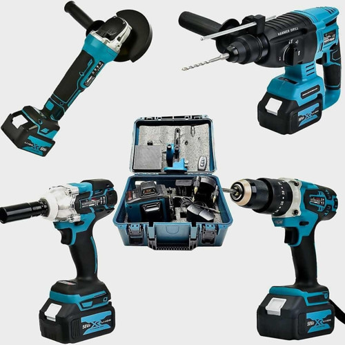 Ultra 5Li Grup Set Vidalama, Somun Sıkma, Kırıcı Delici, Avuç Taşlama Ve 12 Köşe Lazer Metre 58Vf