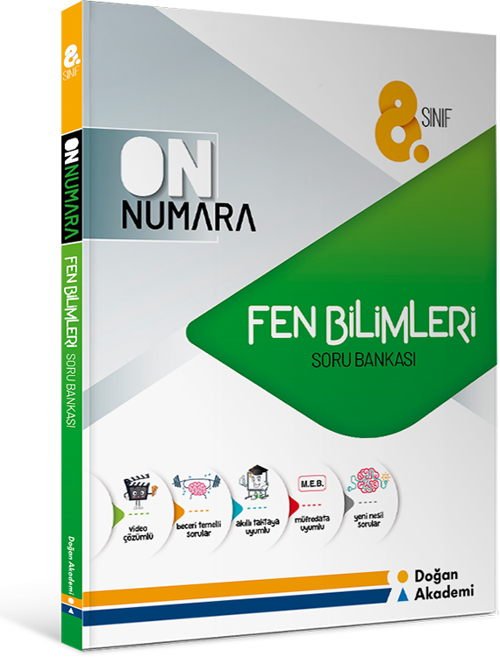 Doğan Akademi Yayınları 8. Sınıf Fen Bilimleri On Numara Soru Bankası