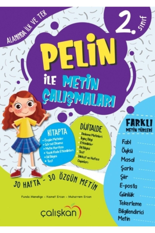 Çalışkan Yayınları 2. Sınıf Pelin İle Metin'İn Çalışmaları
