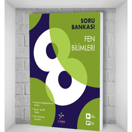 5 Yıldız Yayınları 8. Sınıf Fen Bilimleri Soru Bankası