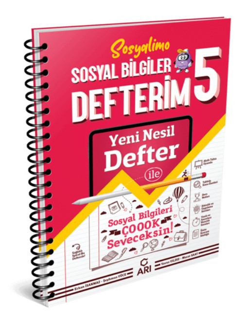 Arı Yayınları 5. Sınıf Sosyal Bilgiler Sosyalimo Defterim